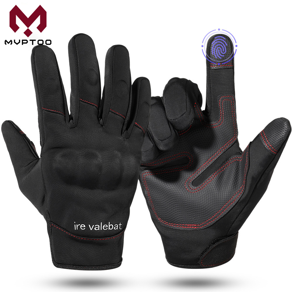 Cycling Gear Display - Winter Thermal Gloves Windproof Touch Screen