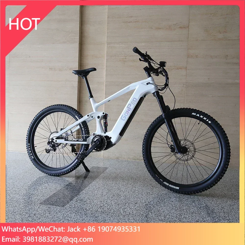 Carbon Bike Frame - BAFANG M620 Full Suspension Bike Bafang