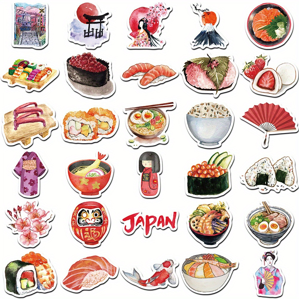 64pcs Watercolor Japan Travel  - đánh giá và giá Cycling Gear Japan